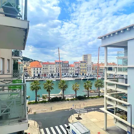 Joli T2 Climatisé Proche Centre Avec Parking Privé Et Loggia - - Fr-1-338-544 * Sète